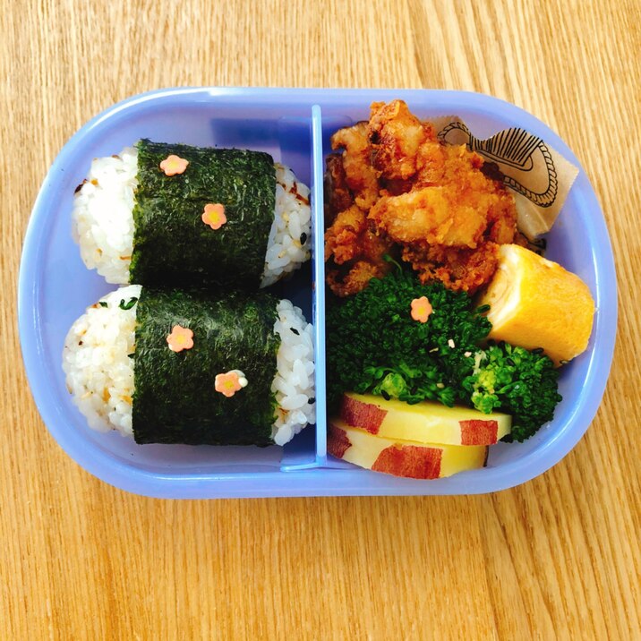 ☆今週のお弁当☆冷めても美味しい俵おにぎり弁当